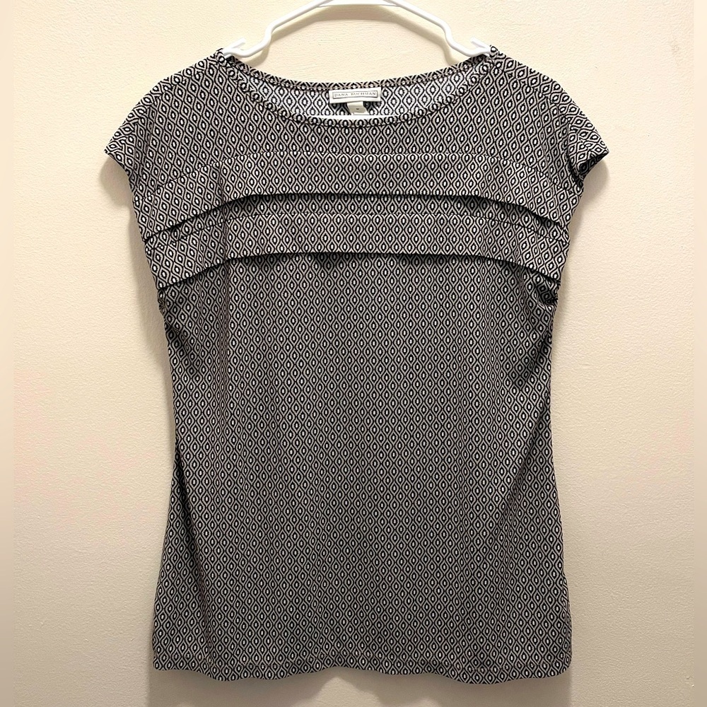 Dana Buchman Womens Size Small Patterned‎ Blouse